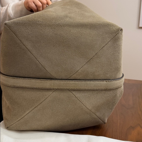 Toteme Tan Suede Hobo Bag - Picture 11 of 16